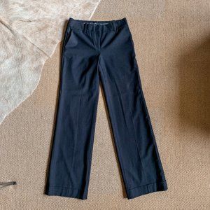 Ann Taylor Dress "The Trouser" in Black with Cuff & Front Pleat | Size 0